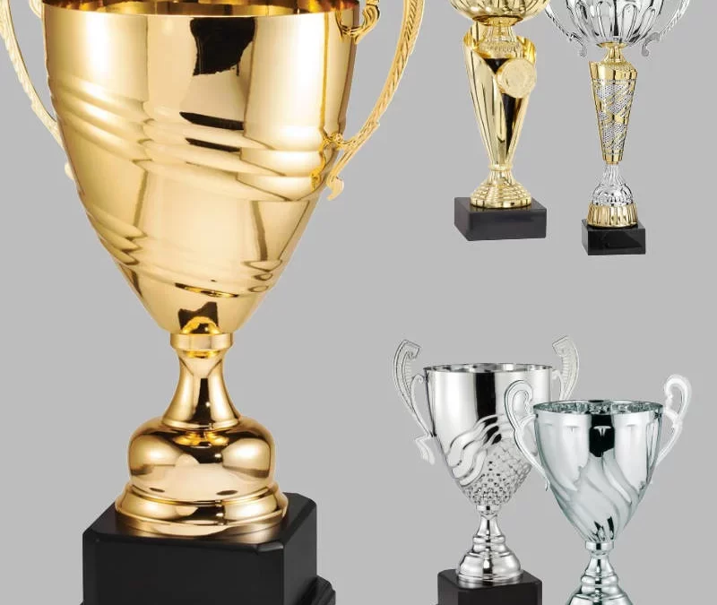 metal trophy cups